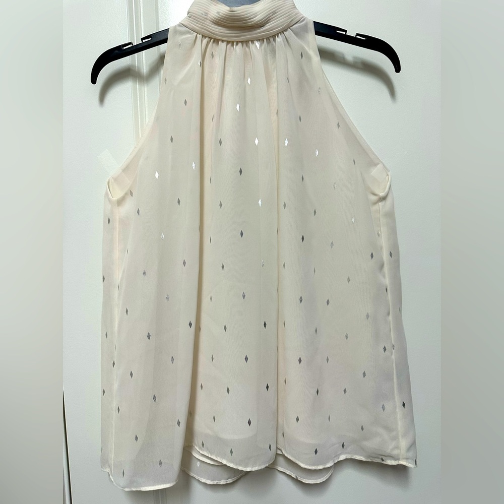Zac & Rachel chiffon halter top, size S